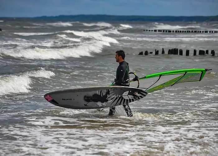 Royal Maris 4 - Najlepsza Lokalizacja W Ustce, Blisko Plazy I Portu, Bezplatny Parking, Scicsle Centrum Lägenhet *